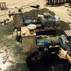 化(hua)工泵(beng)使用(yong)現場(chang)